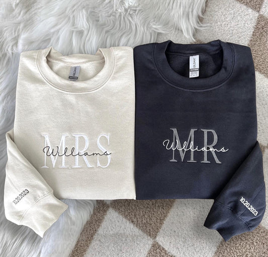 His & Hers Sweatshirt Custom