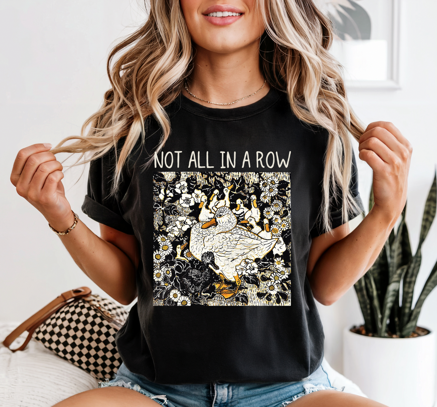 Not All In A Row Duck Graphic Tee