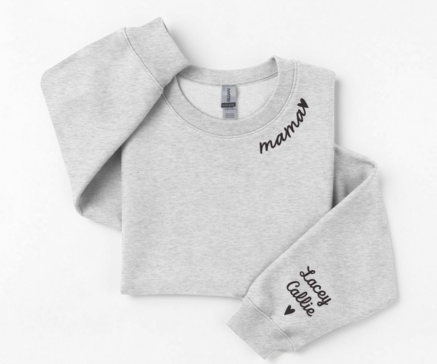 EMBROIDERED Custom Mama Sweatshirt