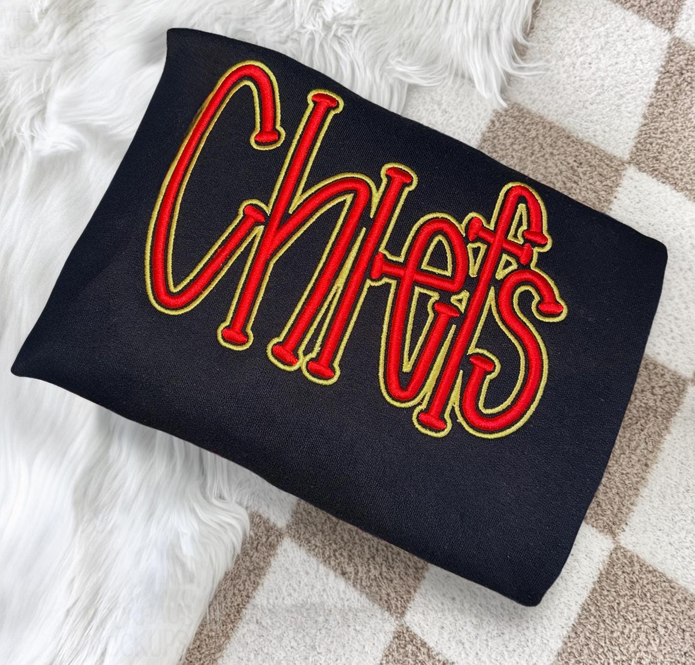 EMBROIDERED Baseball 3D Puff Personalized Season Sweatshirt