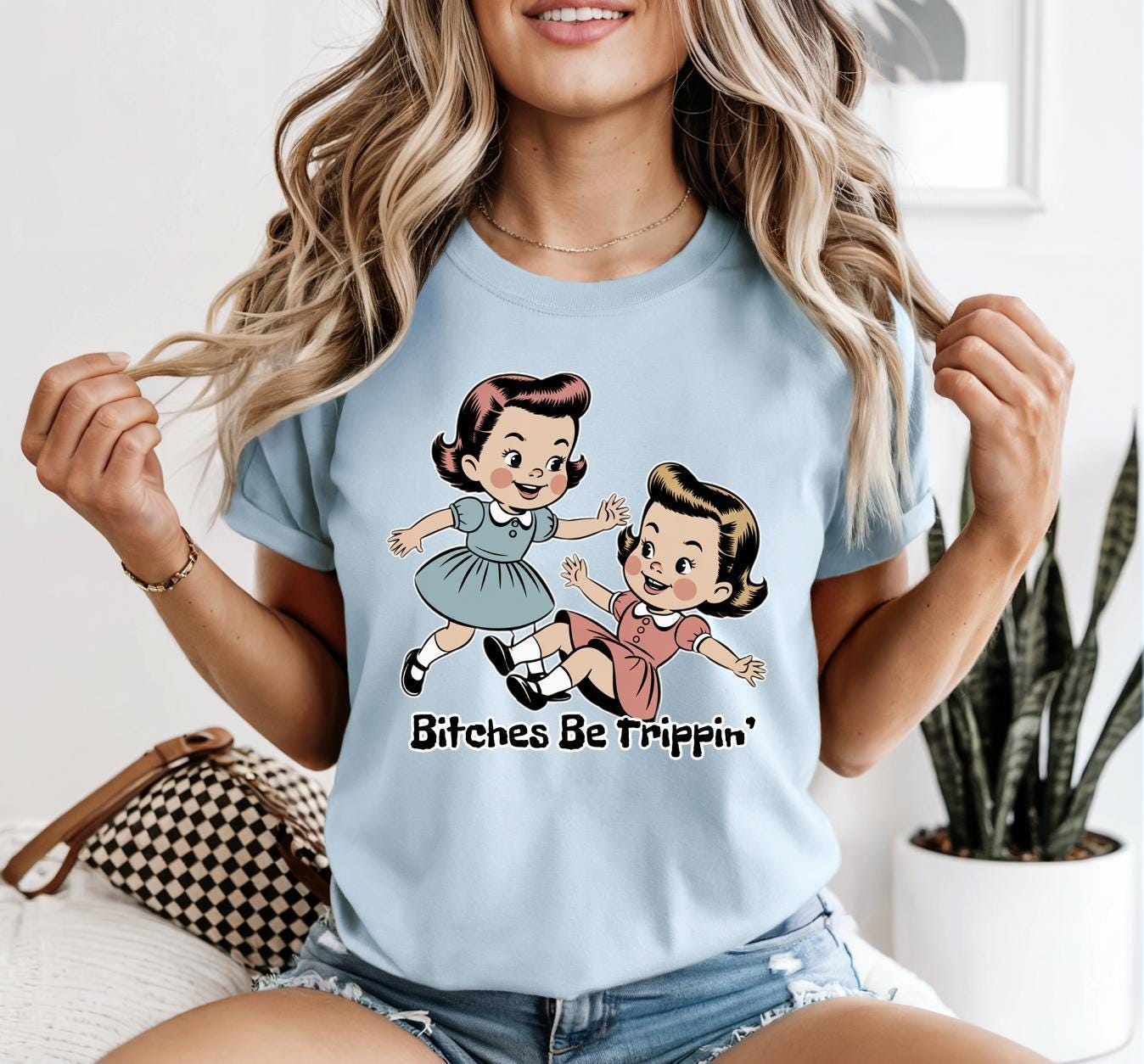 Bitches Be Trippin Graphic Tee