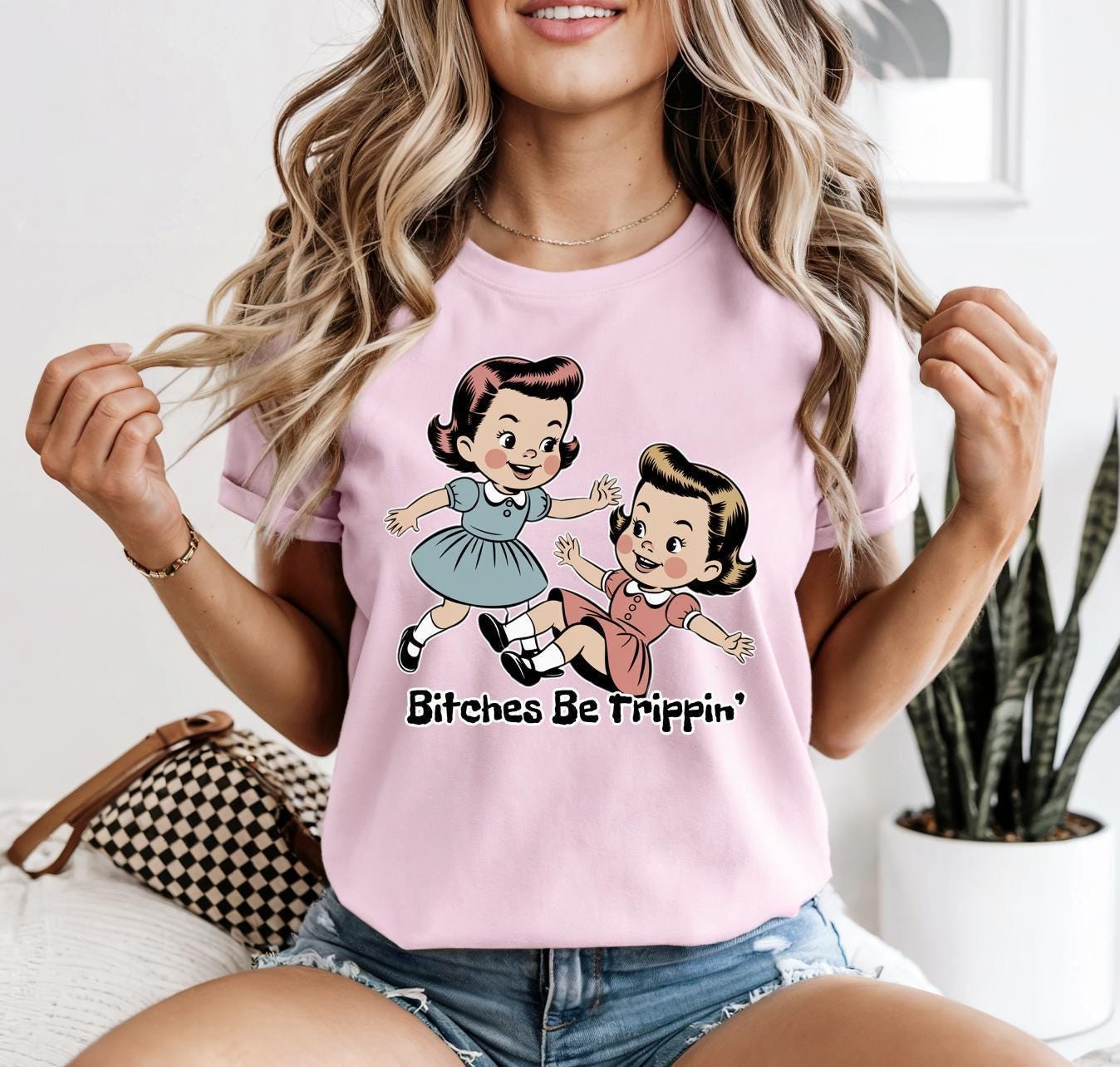Bitches Be Trippin Graphic Tee