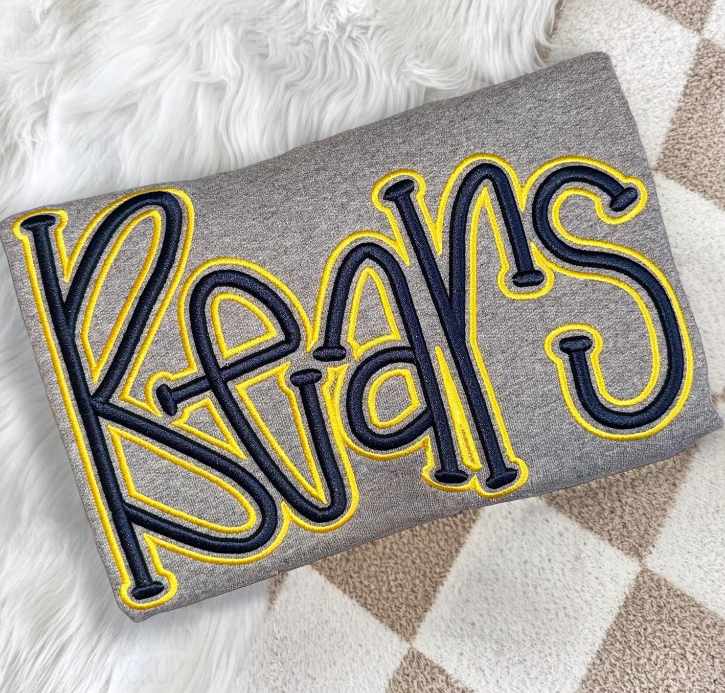 EMBROIDERED Chiefs 3D Puff Personalized Team Sweatshirt