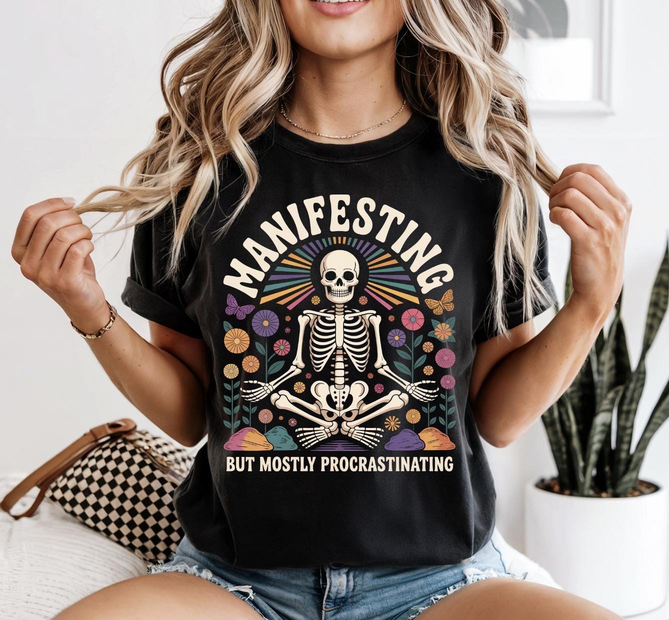 Manifesting But Mostly Procrastinating Graphic Tee