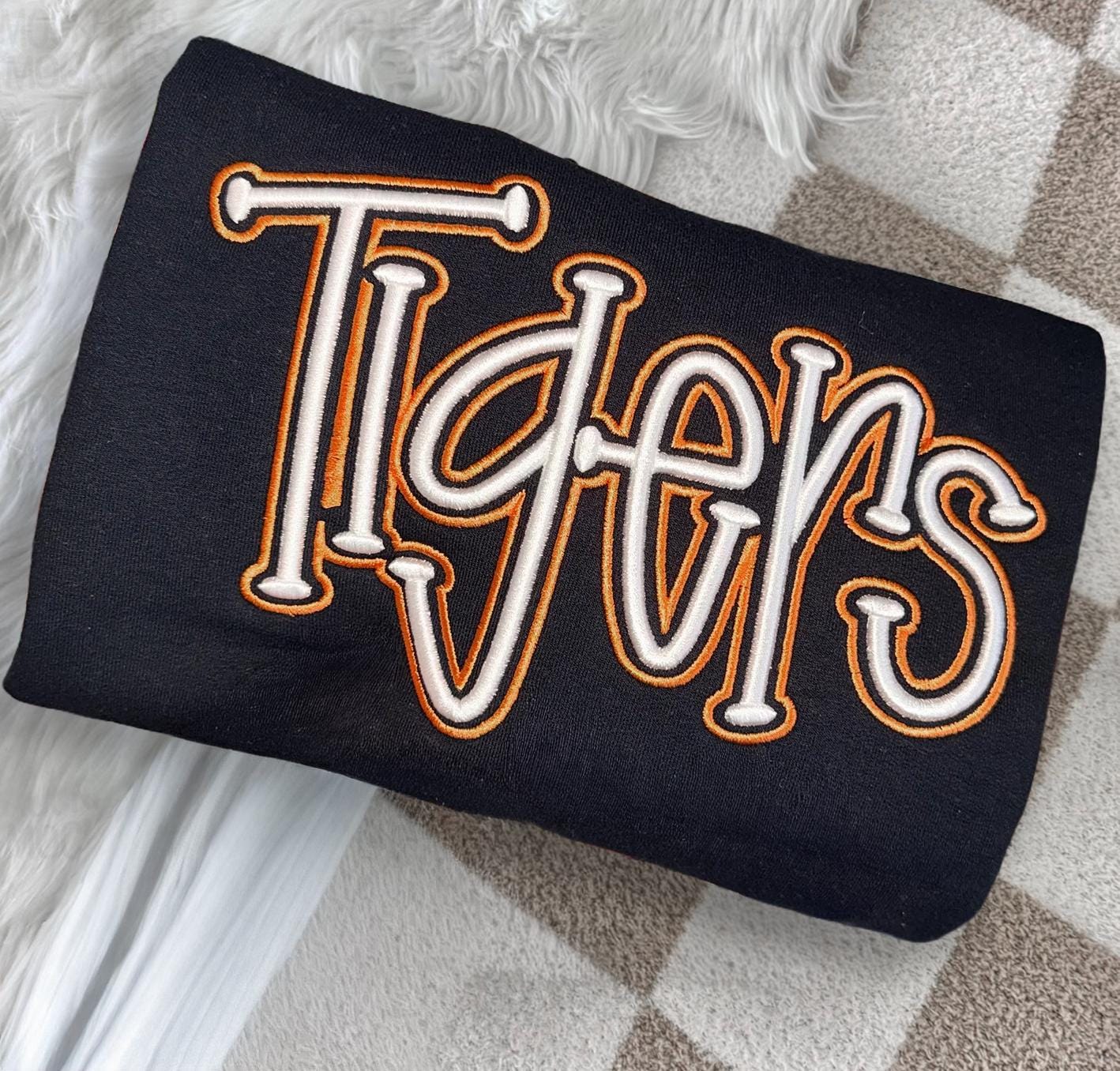 EMBROIDERED Raiders 3D Puff Personalized Team Sweatshirt