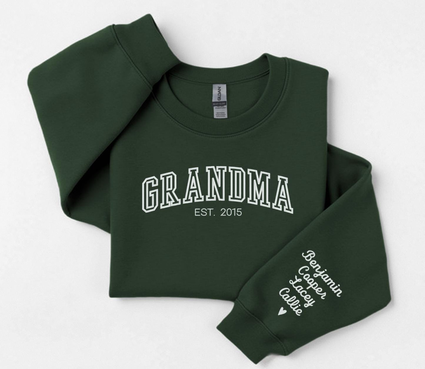 Custom Grandma Sweatshirt